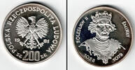 200 Zloty 1981 Polen 200 Zloty, Boleslaw II. Smialy Polierte Platte, etwas angelaufen