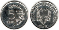Albanien 5 Leke albania, 5 Leke 1995 -