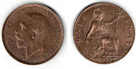 Großbritannien Half Penny great britain, half penny, george V. -
