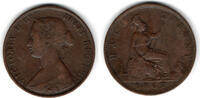 Großbritannien 1/2 Penny Great Briutain, Half Penny. Victoria -