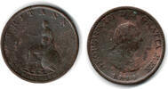 Großbritannien 1 Farthing Great Britain, George III., Farthing, like scan -