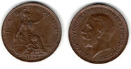 Großbritannien 1 Farthing great britain, farthing, george V. -