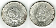 Mexico 5 Pesos Mexico 1948, 5 Pesos, "Head with Headdress left" -