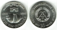 Deutsche Demokratische Republik 10 Mark DDR, Gedenkmünze 10 Mark Otto von Guericke, siehe Scan! -