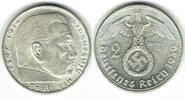 Drittes Reich 2 Reichsmark 1939 A Drittes Reich, 2 Reichsmark 1939 A, Hi... 11,90 EUR  Excl. 9,90 EUR Verzending