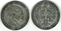 Preußen Taler (Vereinstaler) König Friedrich Wilhelm IV., Vereinstaler 1860 A -