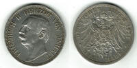 Anhalt 3 Mark Kursmünze 3 Mark 1909, Friedrich II., Erhaltung siehe Scan -