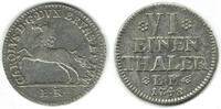 Braunschweig-Lüneburg 1/6 Taler Braunschweig-Lüneburg, 1/6 Taler 1748, Karl, siehe Scan -