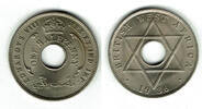 Britisch-Westafrika 1/2 Penny british westafrica, 1/2 penny coin 1936 -