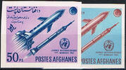 Afghanistan 50 - 100 Pul Michel-Nr. 732 - 733 B , Welttag der Meteorologie Postfrisch. -