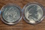 Britische Jungferninseln 5 Dollars british virgin islands, "olympic games - Africa", green titanium coin -