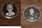 Sambia 1000 Kwacha Zambia silver commemorative coin "70th anniversary of Queen Elisabeth II." -