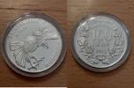 Bulgarien 100 Leva Bulgaria, silver coin, "endangered wildlife - eagle", with capsule -