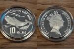 Australien 10 Dollars australia, 10 Dollars Endangered Wildlife - southern right whale oly in capsule -