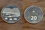 Schweiz 20 Franken switzerland 20 francs Berninabahn - railway -