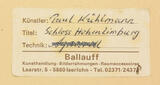 Hohenlimburg/Hagen O.J. Paul Kühlmann / Schloss Hohenlimburg / Aquarell 2