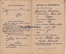 Borna / Sachsen 1905-1918 Militärpaß des Soldaten Krägelin / Ers. Ball. Res. Inf. Regt. 107 1. Rekruten-.. 2-3