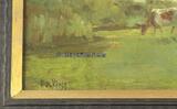 Paris / Hougthon bei Arundel / Amberley O.J. Weiss José. / Landschaft / Weidende Kuh neben Bäumen 2-3