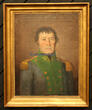 Bayern / Deutschland um 1830 Familienportrait / Biedermeier-Doppelportrait eines Förster Ehepaares 2-3