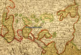 Österreich / Austria / Reichskreis 1747 Kolorierte Kupferstich - Karte von T. Mayer bei Homann Erben 2