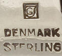 Dänemark / Kopenhagen 1933-1944 Art déco / Serviergabel / Pyramide / Entwurf: Harald Nielsen / Georg Jensen 2-3