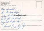 Stuttgart O.J. Ansichtskarte / Postkarte / Mercedes-Benz 240 TD: 4 Zylinder - Dieselmotor 1-2