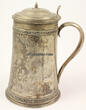 Arnsberg 1846 Biedermeier Krug / Bierkrug / Jubiläumskrug / Hermes / Oberlandesgericht 2