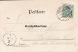 Warendorf / Westfalen 1901 Ansichtskarte / Postkarte / Gruss aus Warendorf / Marktplatz m. d. Rathaus 2