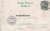 1901 Ansichtskarte / Postkarte / Litho / Gruss aus Düsseldorf / Rheinbrücke 3