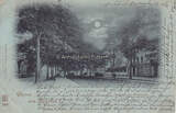 Krefeld 1898 Ansichtskarte / Postkarte / Mondscheinkarte / Ostwall am Nordwall 2