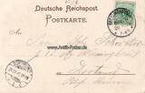 Bruch/Recklinghausen 1899 Litho/Gruss aus Bruch./Chausseestr. u Evang. Kirche./Bahnhof./Marienstrasse... 2