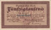 Oberhausen/Rheinland 50 Tausend Mark Gutehoffnungshütte Aktienverein für Bergbau und Hüttenbetrieb -