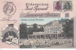 Bad Pyrmont 1907 Ansichtskarte/Postkarte/Postanweisung/Kurhaus m. d. neuen Anlagen 2