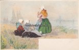 Niederlande/Scheveningen Ansichtskarte/Postkarte/Künstlerkarte/signiert H. Cassiers -