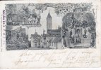 Langenhorn/Hamburg 1904 Ansichtskarte/Postkarte/Gruss aus Langenhorn/Ruinen./Bären-Hof./Nordansicht/... 3