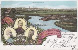  1900 Myslowitz/Oberschlesien Ansichtskarte/Postkarte/Gruss von der Drei-Kaiserreichs-Ecke bei Myslowitz, O.S. 2