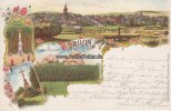 Brilon Ansichtskarte/Postkarte/Litho/Gruss aus Brilon/Bruchhauser-Steine./...  1898 1-2