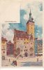 Würzburg O.J. Ansichtskarte/Künstler-Postkarte/signiert K. Mutter/Wuerzburg./Eckardsturm. 2