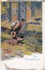 Deutsches Reich O.J. Ansichtskarte/Postkarte/Künstlerkarte/signiert P. Halke/Der Kriegshund 3