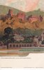 O.J. Ansichtskarte/Künstler-Postkarte/signiert Kley/Heidelberg-Schloss von der ... 1-2