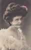 Deutsches Reich Ansichtskarte/Postkarte/Frauenportrait/handkoloriert -