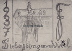 Werl Ansichtskarte/Postkarte/1937 Die Einjährigen von Werl. -