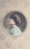Deutsches Reich 1911 Ansichtskarte/Postkarte/Frau/handkoloriert 2