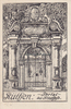 Rüthen Ansichtskarte / Postkarte / Künstlerkarte / Rüthen / Portal des Friedhofs. -