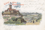 Kaiser-Wilhelms Höhe/Bonn Ansichtskarte / Postkarte / Litho / Gruss aus dem Hotel Kasselsruhe / Besitzer.. -