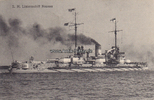 Deutsches Reich O.J. Ansichtskarte / Postkarte / S.M. Linienschiff Nassau 2-3