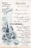 Eyach / Börstingen / Starzach / Stuttgart 1898 Speisekarte / Menükarte / Litho / Eyach-Sprudel / Carl Spingler / Tafelwasser... 2-3