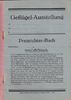 Deutschland um 1950 Blanko / Preisrichter-Buch / Geflügel-Ausstellung 2-3