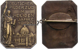 Deutsches Reich Veranstaltungsabzeichen / Deutscher Pilgerzug im heiligen Jahre 1925 -