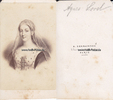 Frankreich Carte de visite / CdV / Agnés Sorel Mätresse des französischen Königs Karl VII. -